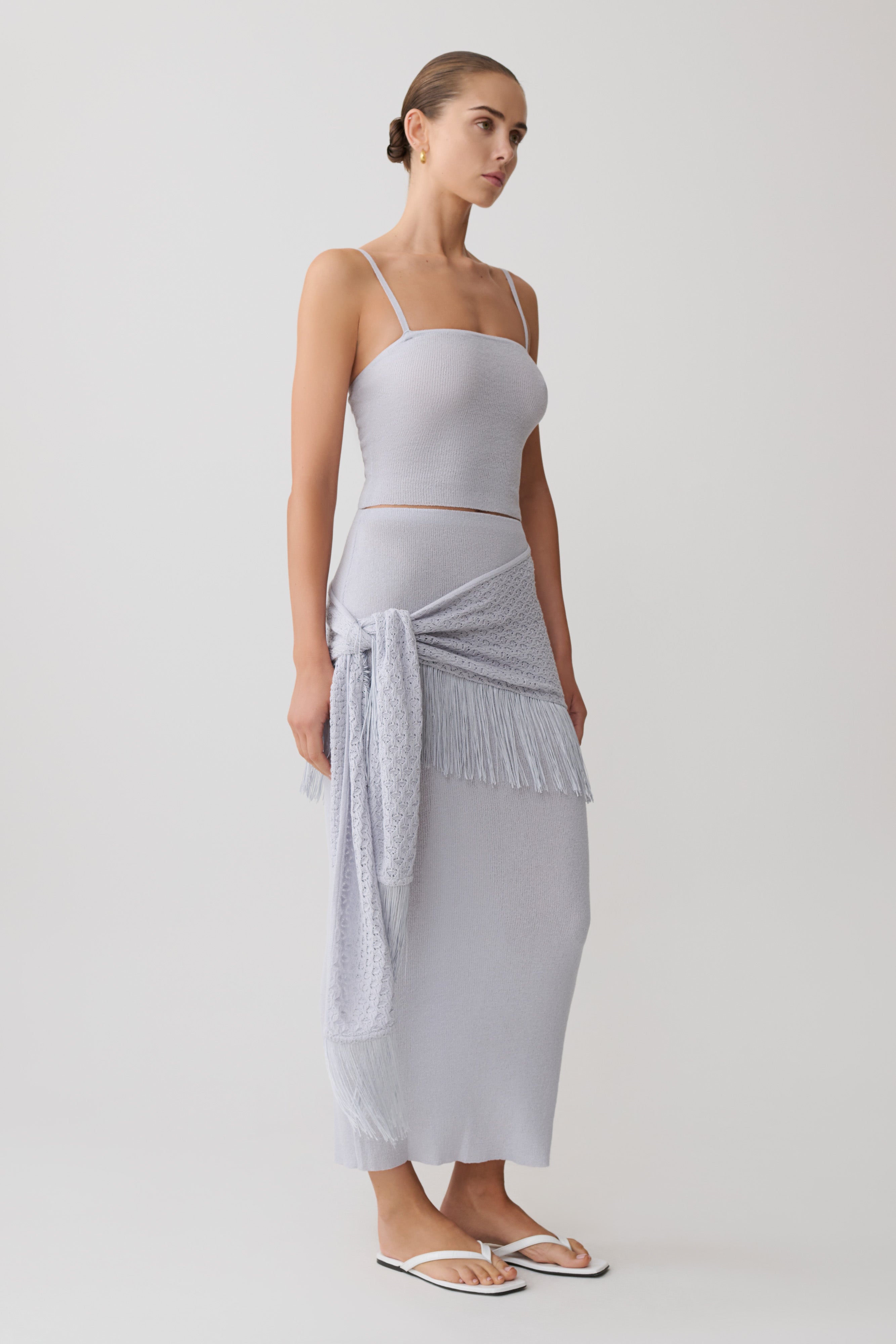 Jaytee Knit Top - Sky Blue