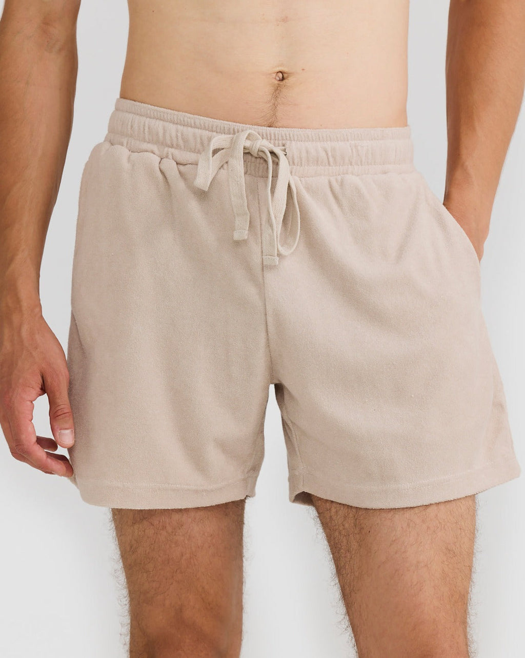Men's Cotton Shorts with Elastic Waistband