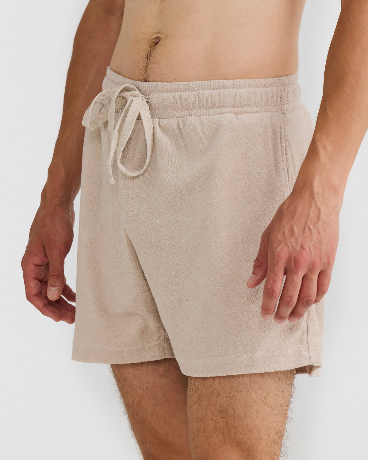 Men's Cotton Shorts with Elastic Waistband