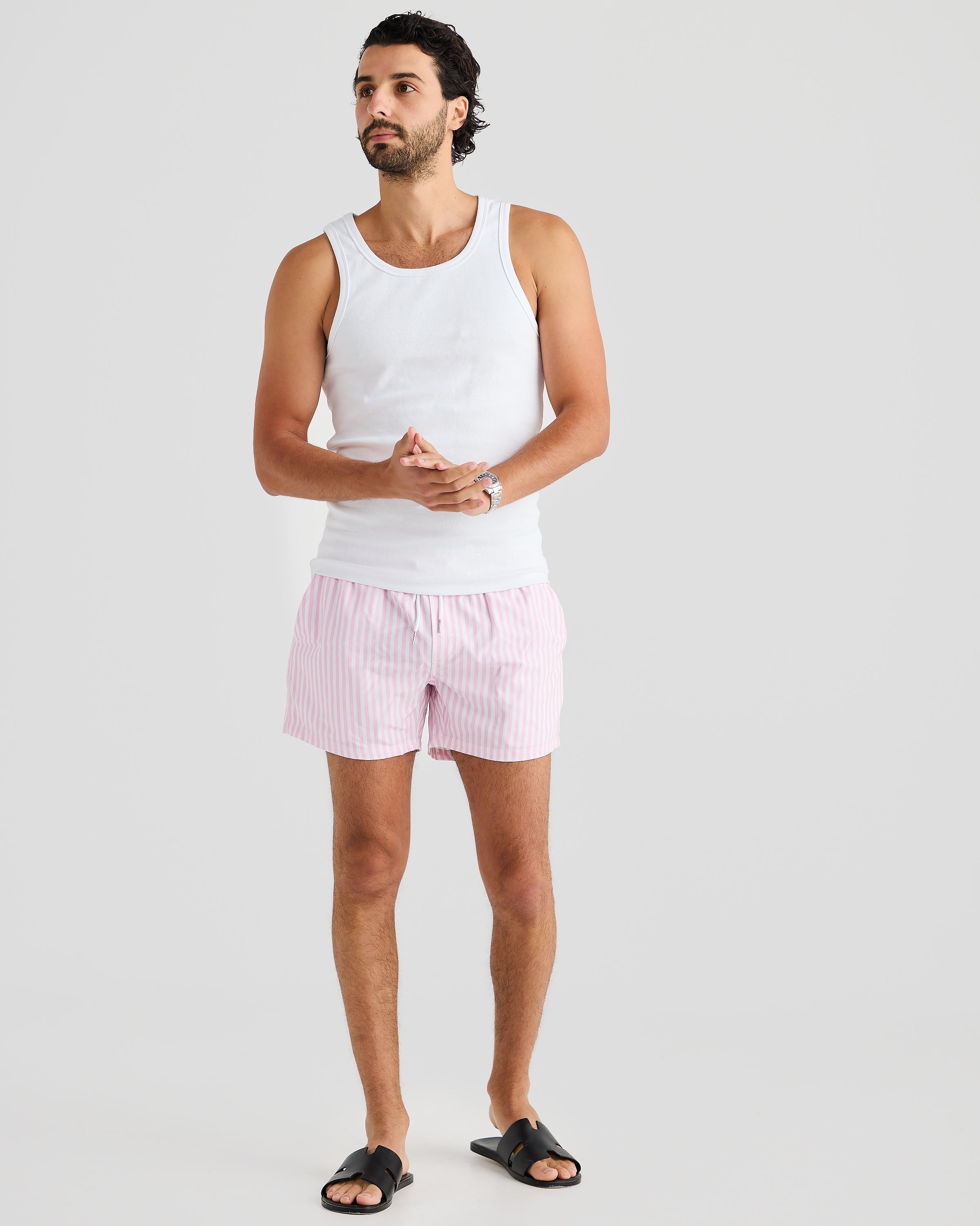 Men's Swim Shorts with Quick-Drying Fabric – Slim Fit