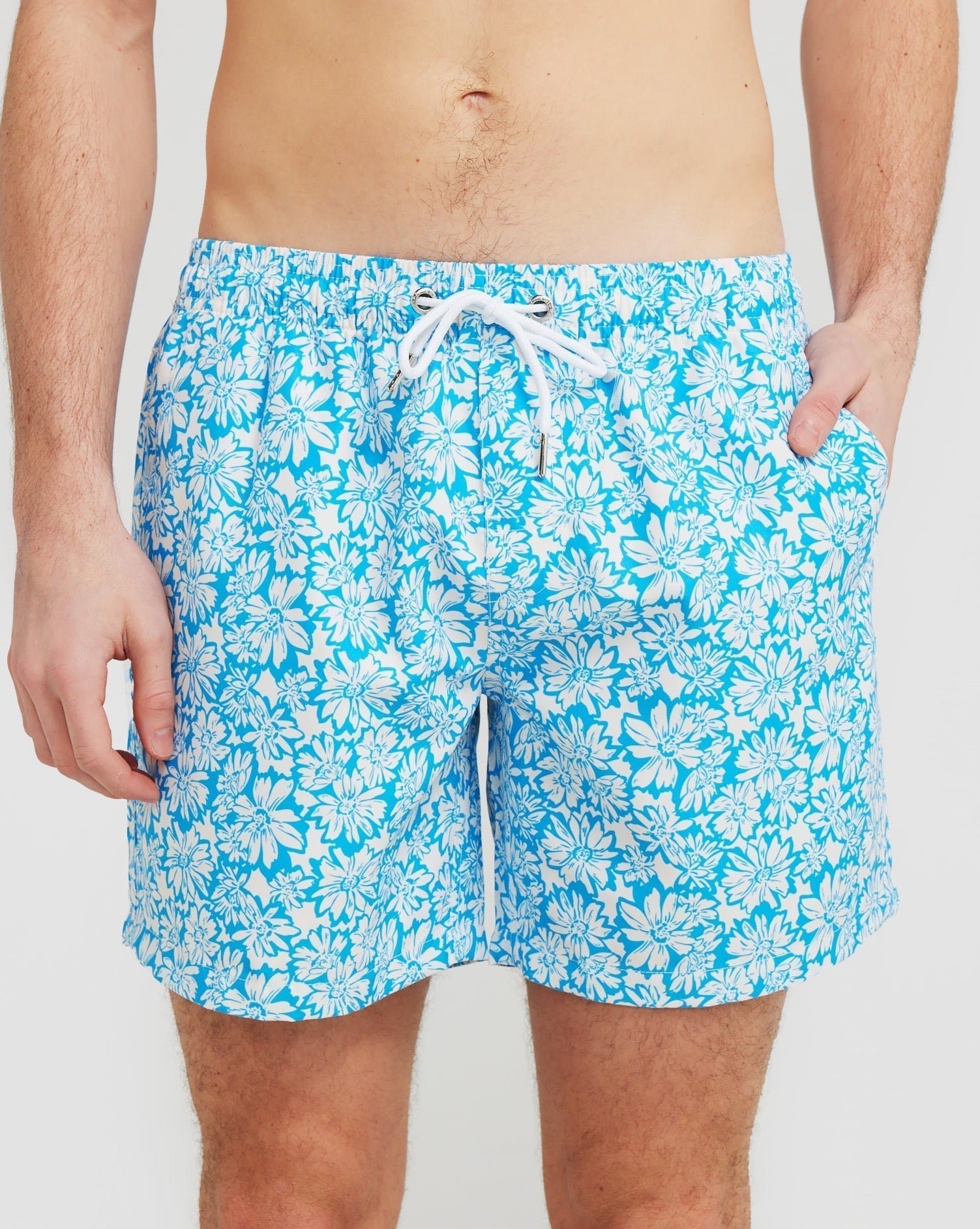 Men's Swim Trunks with Quick-Drying Fabric – Slim Fit Design