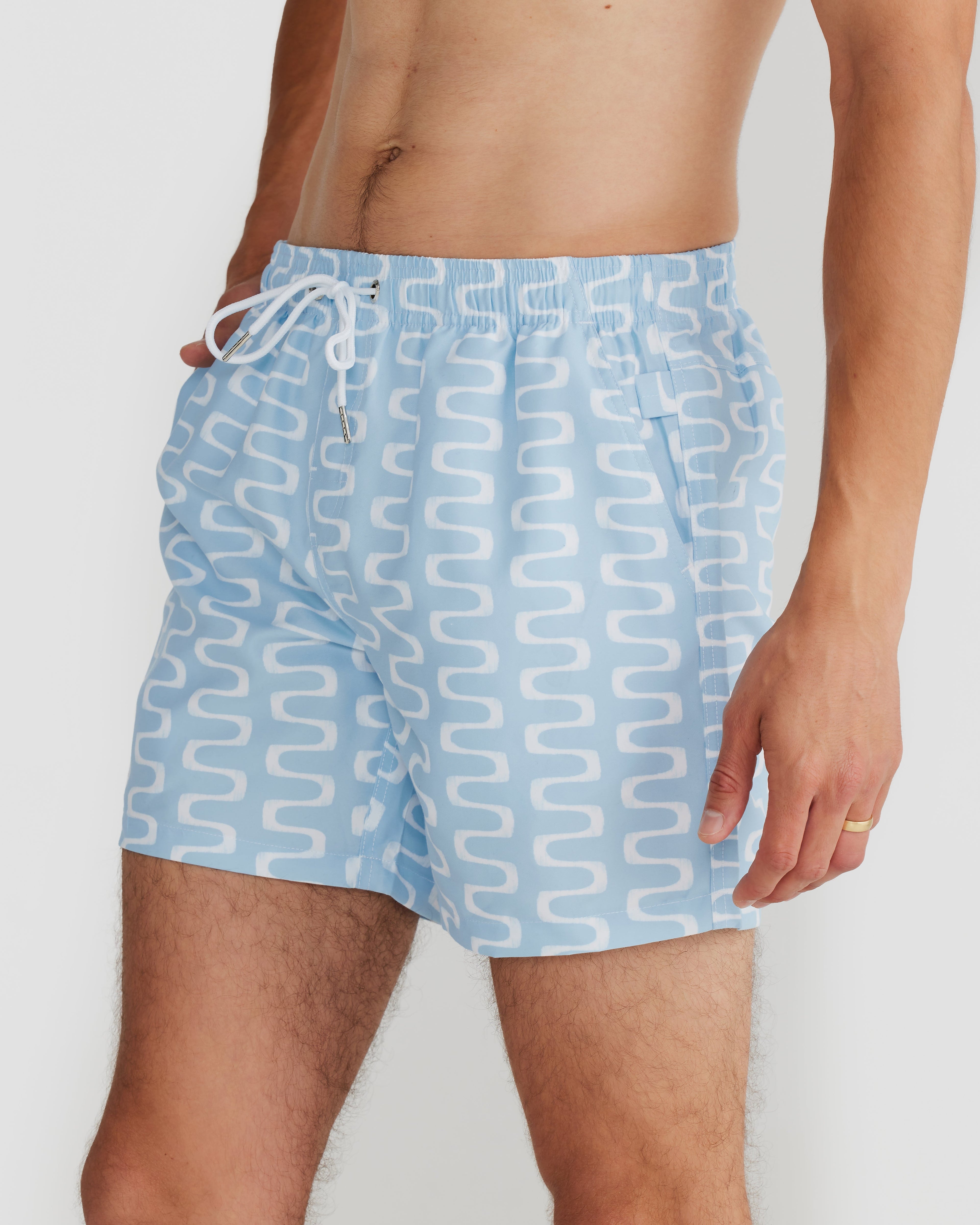 Men's Swim Trunks with Quick-Drying Fabric – Slim Fit Design