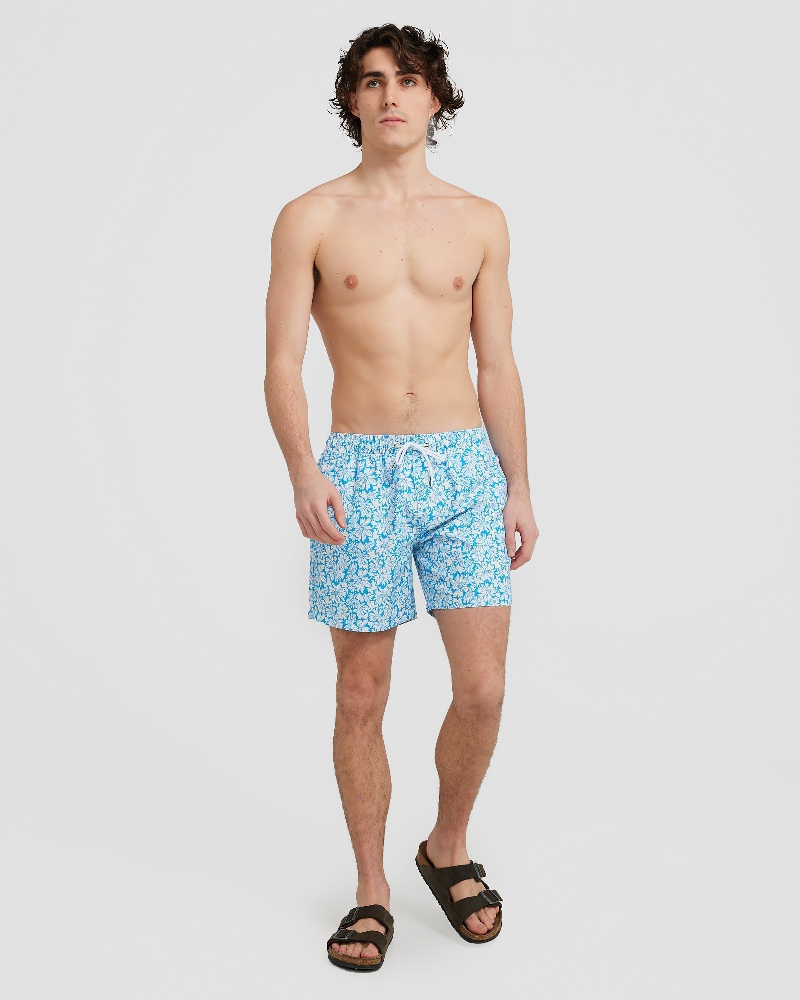 Men's Swim Trunks with Quick-Drying Fabric – Slim Fit Design