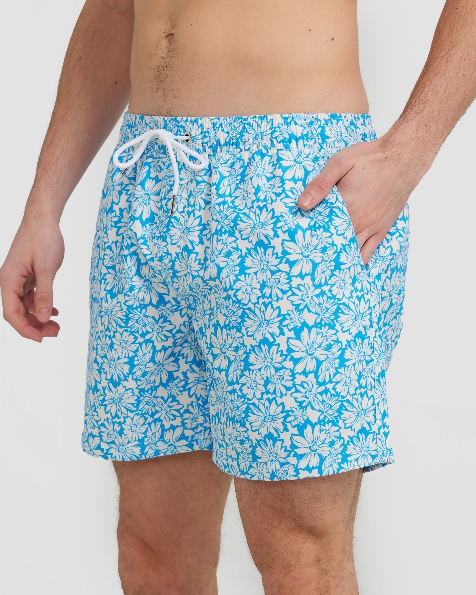 Men's Swim Trunks with Quick-Drying Fabric – Slim Fit Design