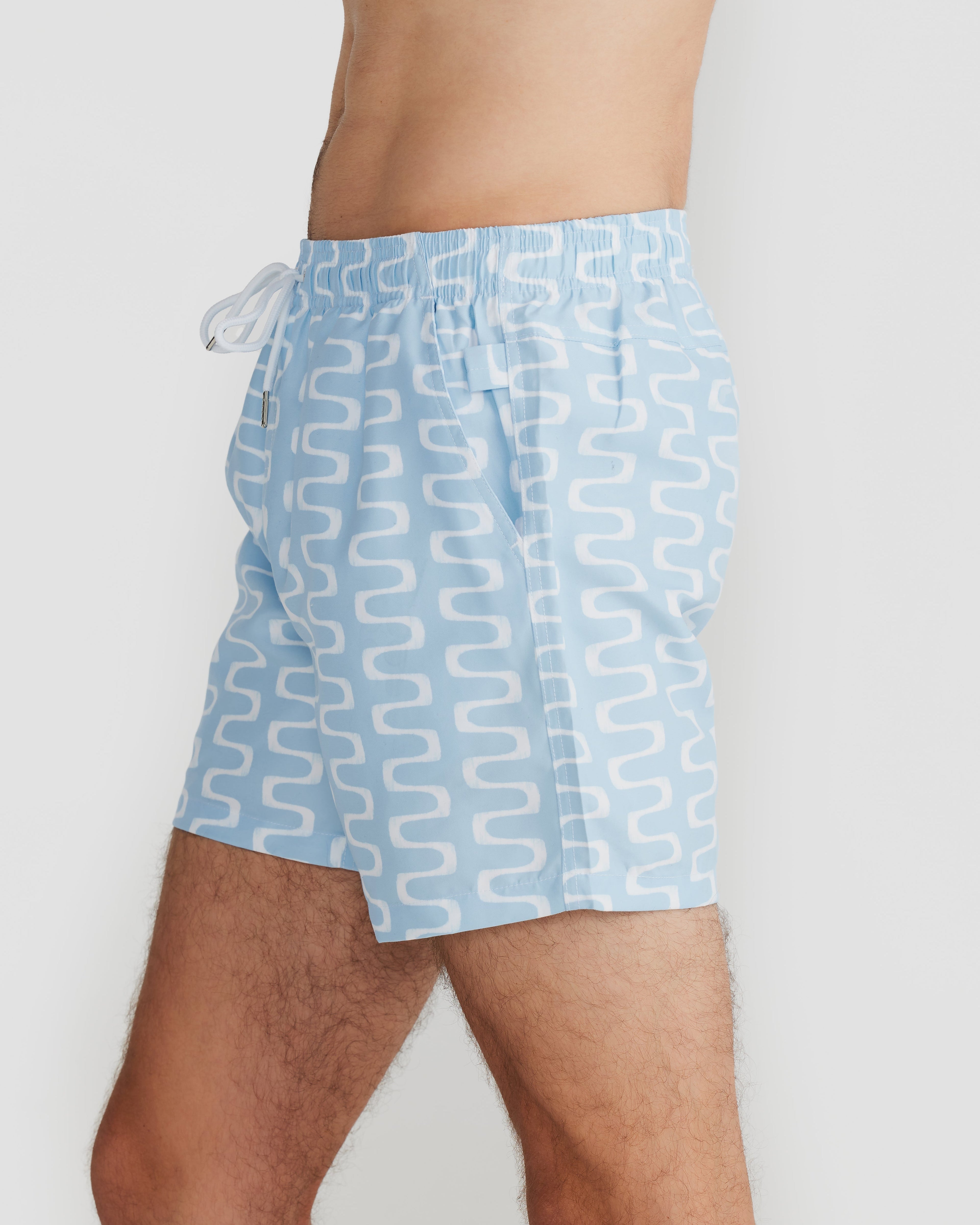 Men's Swim Trunks with Quick-Drying Fabric – Slim Fit Design