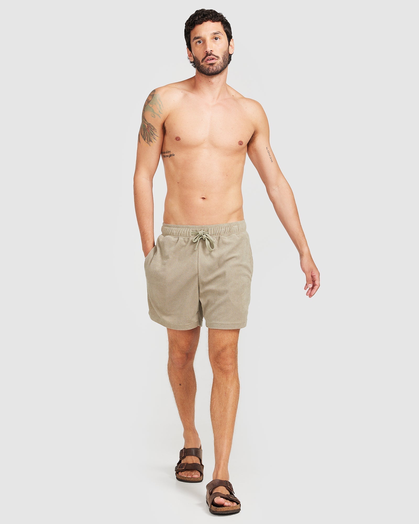Mens Cotton Relaxed Fit With Elastic Waistband