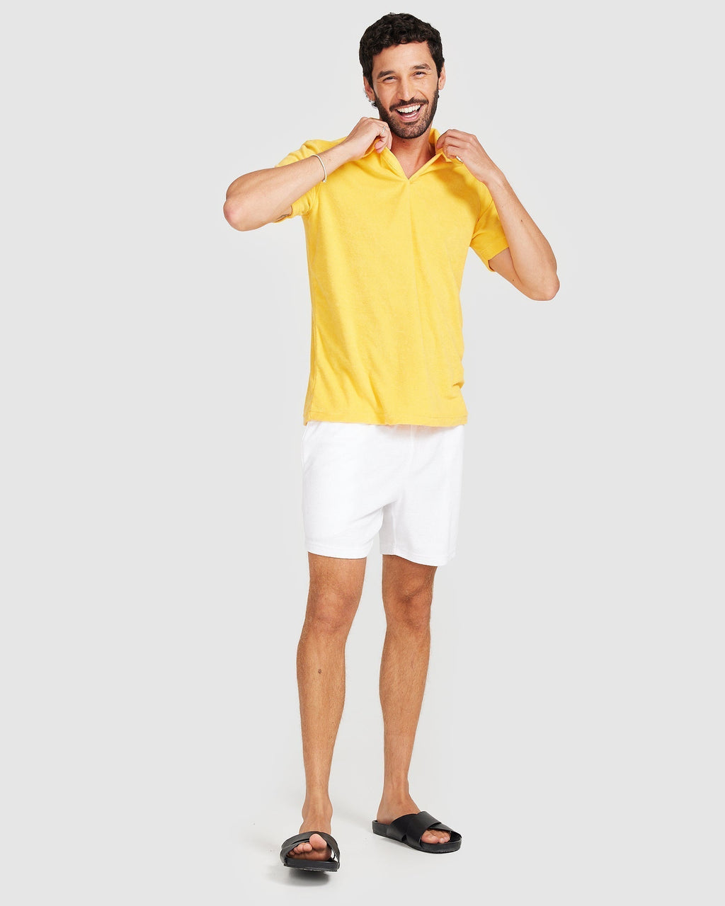 Mens Relaxed Fit With Elastic Waistband