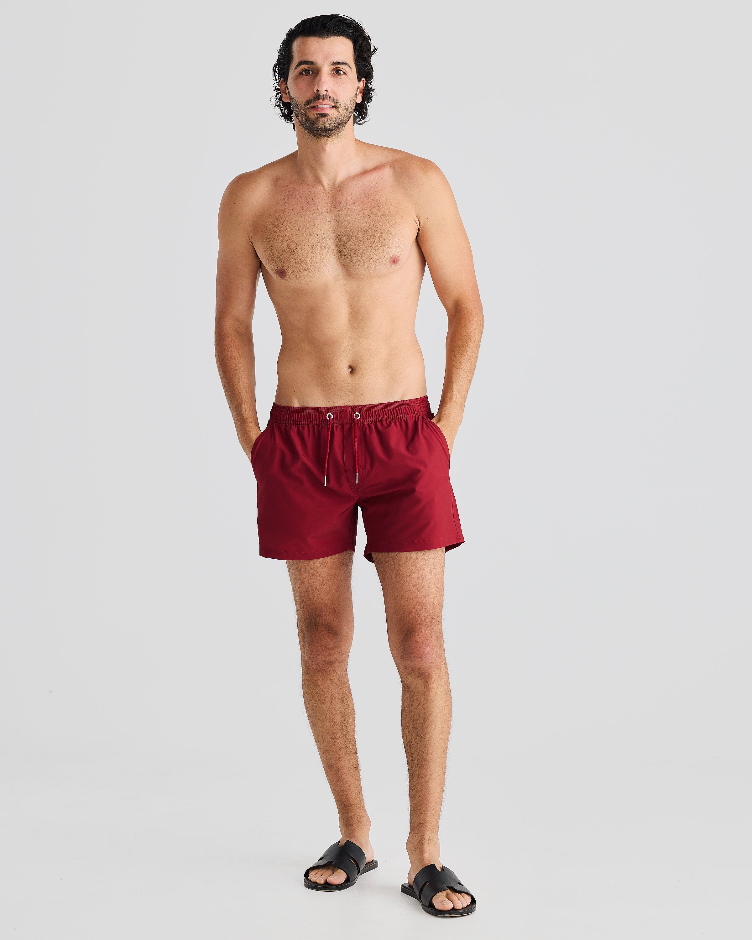 Mens Swim Shorts with Quick-Drying Fabric