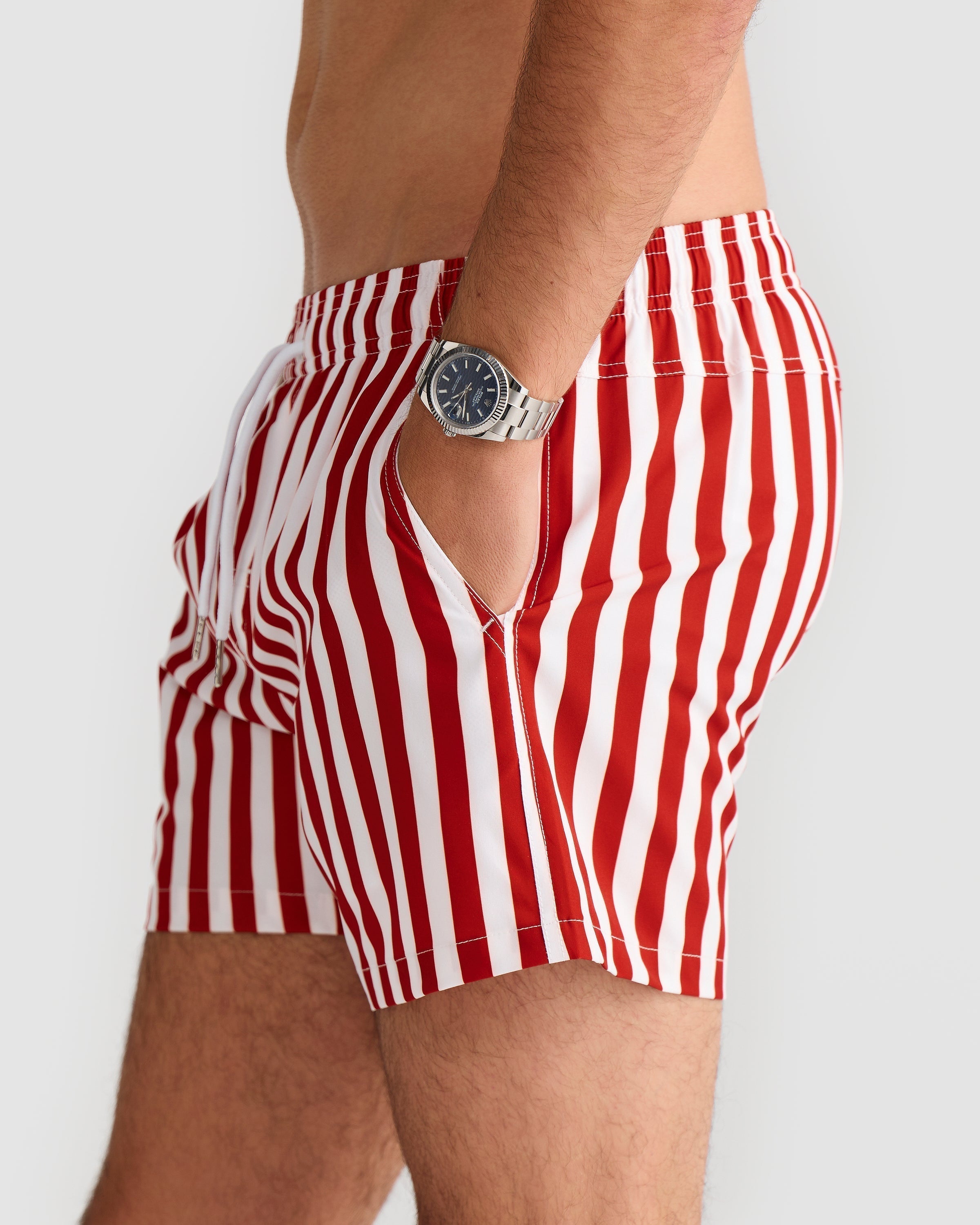 Mens Swim Shorts with Quick-Drying Stretch Fabric – Comfortable