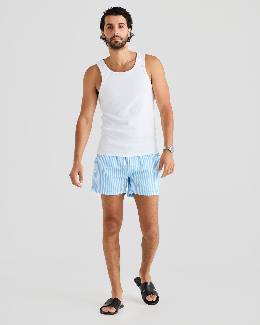 Mens Swim Trunks with Quick-Drying Fabric – Slim Fit for Stylish