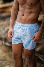 Mens Swim Trunks with Quick-Drying Fabric – Slim Fit for Stylish