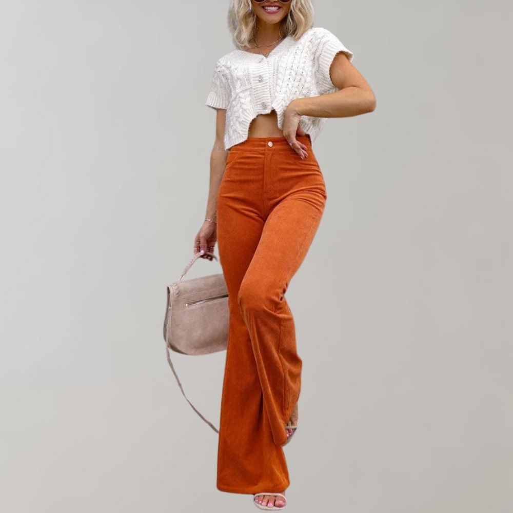 Wide Leg Black Jeans with High-Waist Design Vintage-Inspired