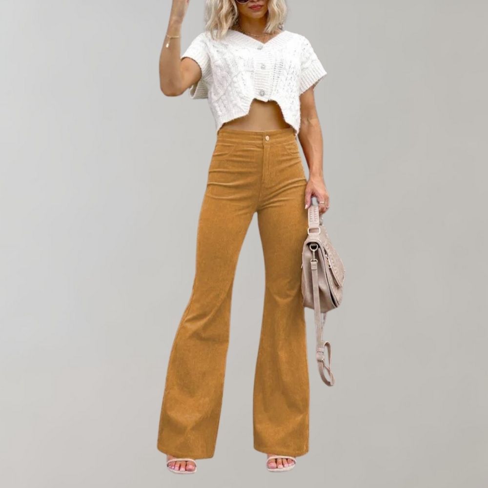 Wide Leg Black Jeans with High-Waist Design Vintage-Inspired