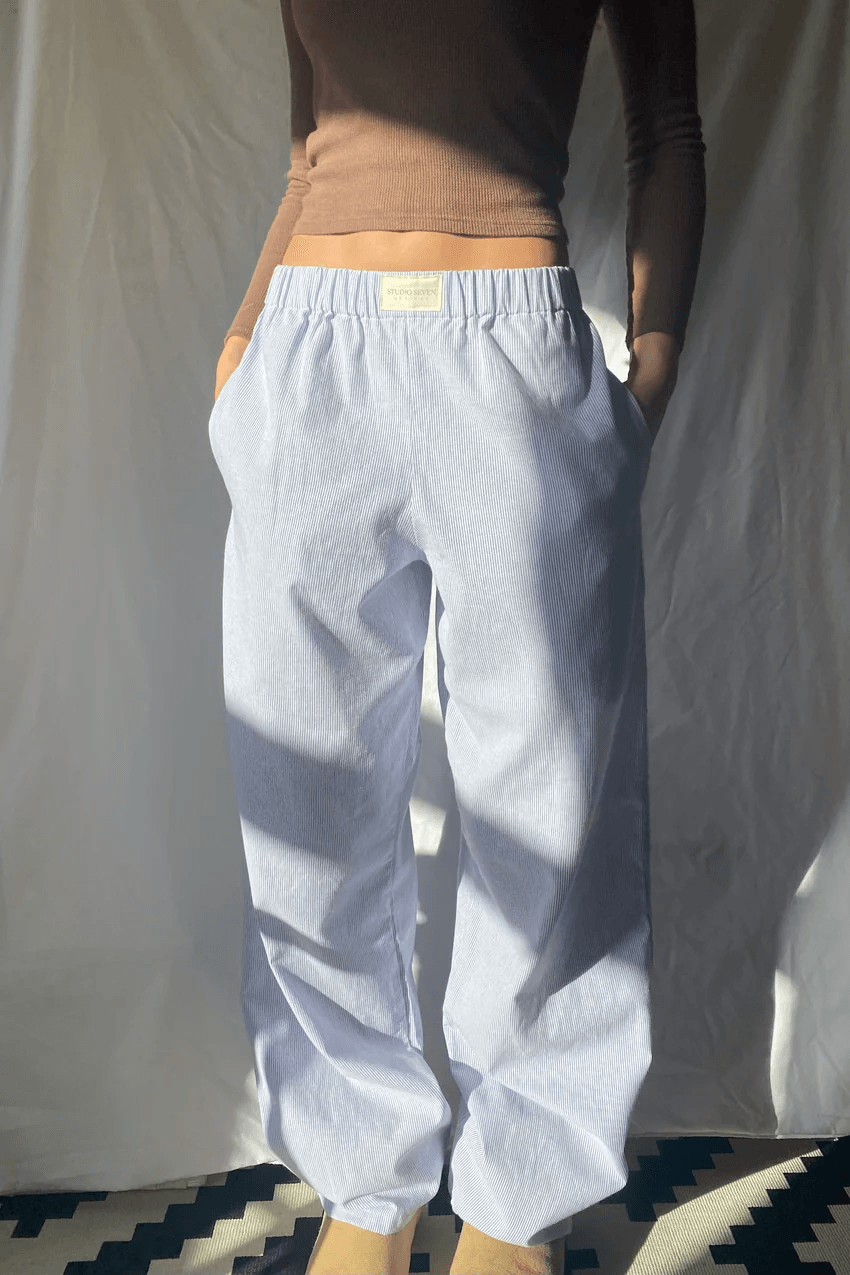 Women's Wide Leg Trousers with High-Waist and Pockets Comfortable
