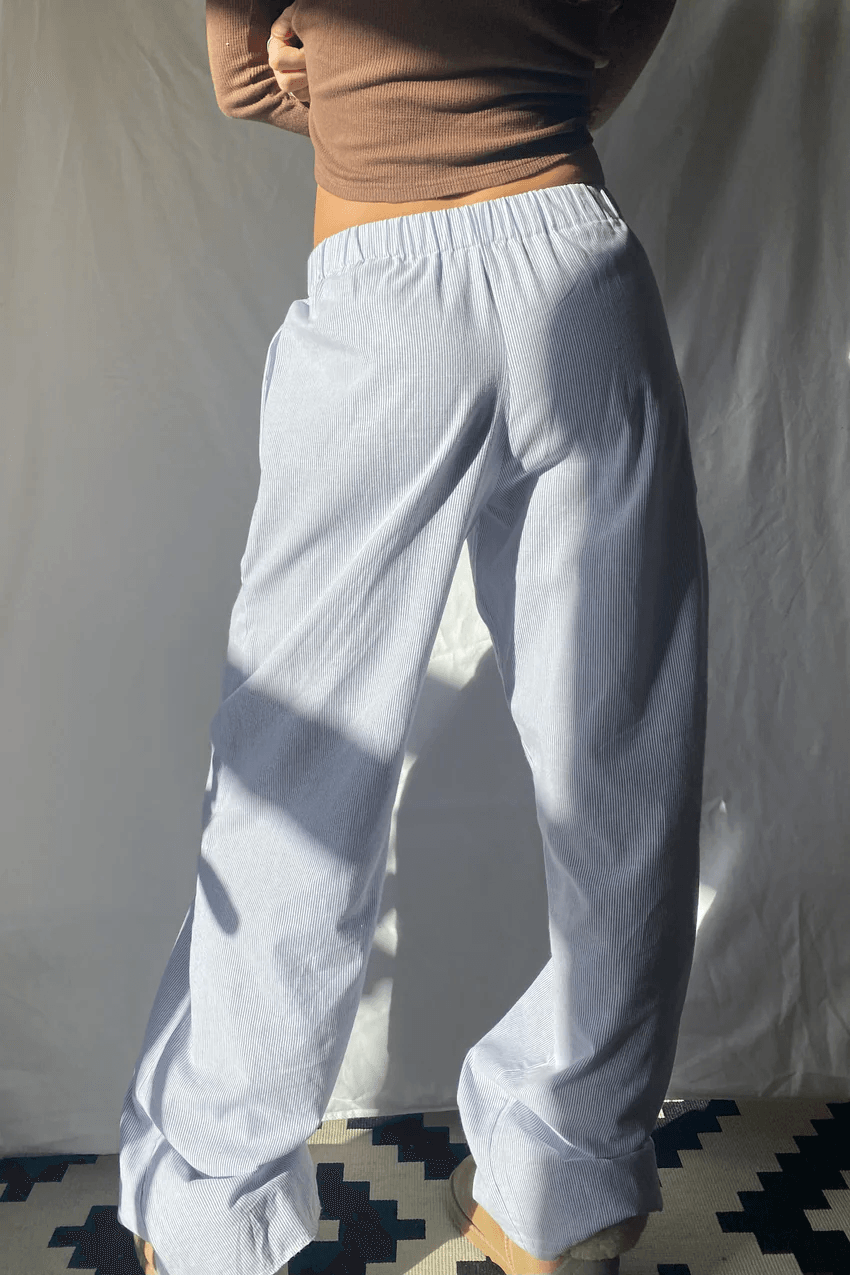 Women's Wide Leg Trousers with High-Waist and Pockets Comfortable